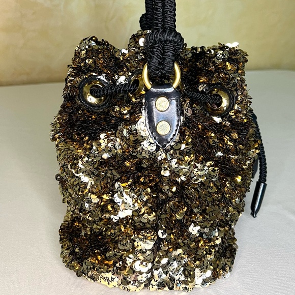Louis Vuitton Sequin Mini Noe Rococo Gold - Picture 3 of 15